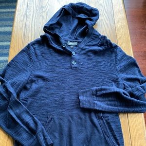 Express pull over shirt navy blue